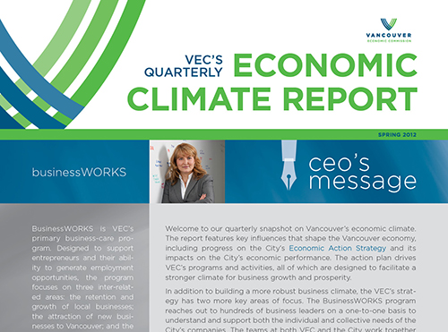 Report: Vancouver Economic Commission