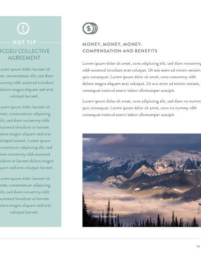 Tourism Employee Handbook Print Design16