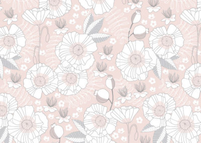 Pattern: Poppies + Rosehips